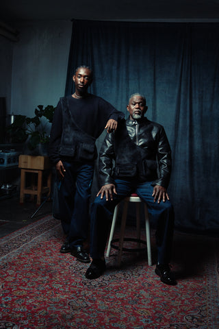 Ashante Warrior Half Cloth Shoulder Bag