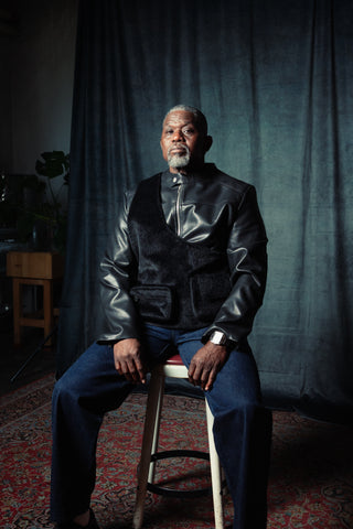 Ashante Warrior Half Cloth Shoulder Bag